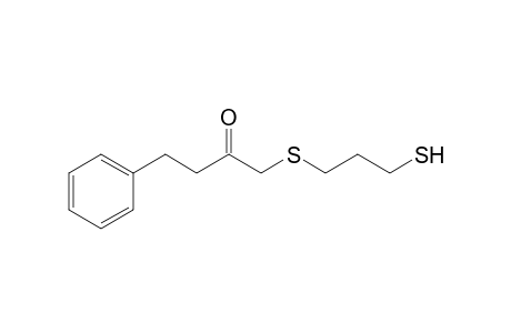 4-Phenyl-1-[(3-sulfanylpropyl)sulfanyl]butan-2-one