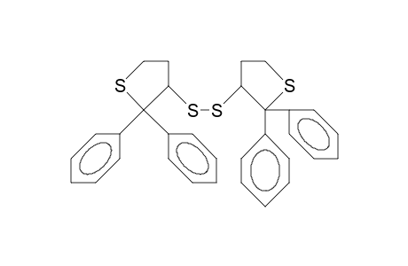 Bis(2,2-diphenyl-tetrahydrothiophen-3-yl) disulfide