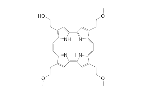 2-(Hydroxyethyl)-7,12,17-tris(methoxyethyl)porphycene