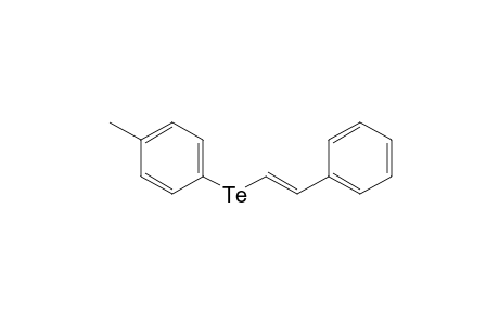 1-Methyl-4-[(E)-styryl]tellanyl-benzene