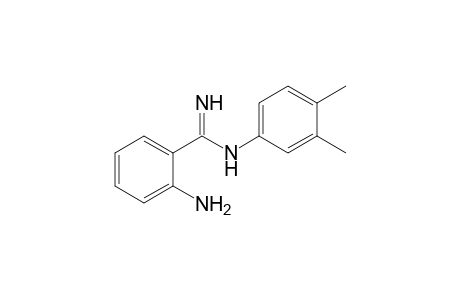 2-Amino-N'-(3,4-dimethylphenyl)benzamidine