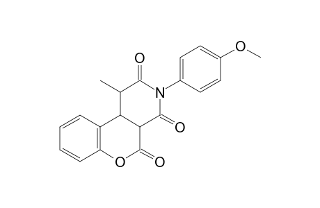 1H-Chromeno[3,4-c]pyridine-2,4,5-trione, 3-(4-methoxyphenyl)-1-methyl-4a,10b-dihydro-