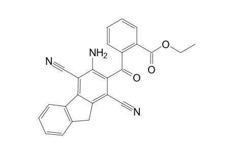 Ethyl 2-[(3-Amino-1,4-dicyano-9H-fluoren-2-yl)carbonyl]benzoate