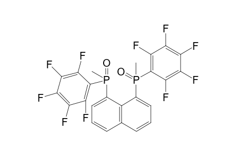 rac-1,8-Di(methyl-pentafluorophenylphosphoryl)-naphthalene