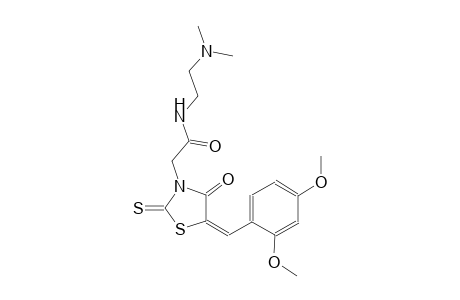 3-thiazolidineacetamide, 5-[(2,4-dimethoxyphenyl)methylene]-N-[2-(dimethylamino)ethyl]-4-oxo-2-thioxo-, (5E)-