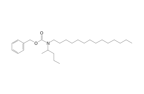 Carbonic acid, monoamide, N-(2-pentyl)-N-tetradecyl-, benzyl ester