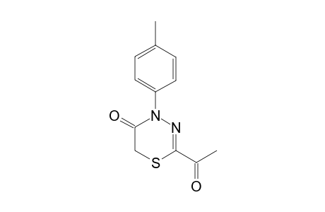 2-ACETYL-4-(4-METHYLPHENYL)-6H-1,3,4-THIADIAZIN-5-ONE