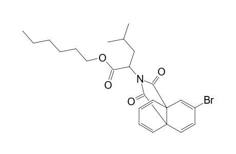 4a,8a-(Methaniminomethano)naphthalene-10-acetic acid, 2-bromo-.alpha.-(2-methylpropyl)-9,11-dioxo-, hexyl ester, (S)-