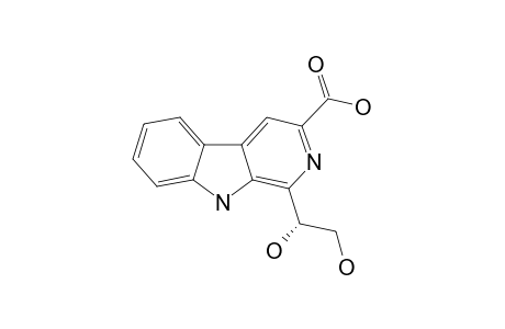 DICHOTOMINE-B;(R)-1-(1,2-DIHYDROXYETHYL)-9H-PYRIDO-[3,4-B]-INDOLE-3-CARBOXYLIC-ACID