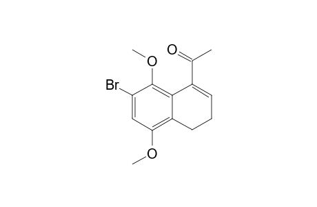 1-(7-BROMO-5,8-DIMETHOXY-3,4-DIHYDRO-NAPHTHALEN-1-YL)-ETHANONE