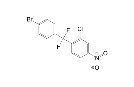 3-Chloro-4-(A,A-difluoro-4-bromo-benzyl)-nitrobenzene