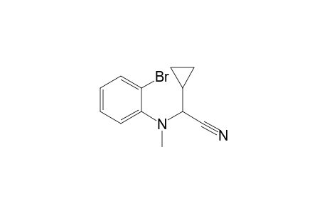 2-(2-bromo-N-methyl-anilino)-2-cyclopropyl-acetonitrile