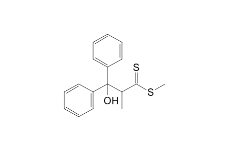 Methyl 3-hydroxy-2-methyl-3,3-diphenyl-dithio-propanoate