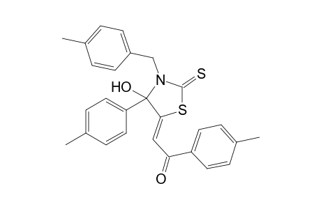 2-[4-Hydroxy-3-(4-methylbenzyl)-4-(4-methylphenyl)-2-thioxo-1,3-thiazolan-5-yliden]-1-(4-methylphenyl)-1-ethanone