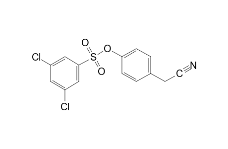 (p-hydroxyphenyl)acetonitrile, 3,5-dichlorobenzenesulfonate (ester)
