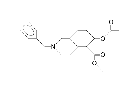 (4AR, 5S,6S,8aR)-6-acetoxy-2-benzyl-5-methoxycarbonyl-perhydro-isoquinoline