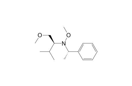 (1'S,2S)-N-methoxy-N-(1'-phenylethyl)-1-methoxy-3-methyl-2-butanamine