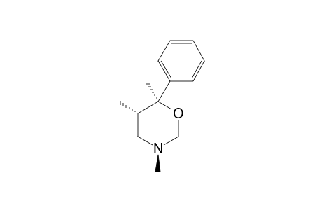 3,5,6-TRIMETHYL-6-PHENYLTETRAHYDRO-1,3-OXAZINE