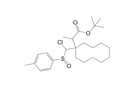 tert-Butyl 2-{1-[chloro(p-tolylsulfinyl)methyl]cyclodecyl}propionate