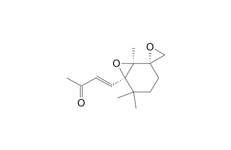 (E)-4-[(1R,2S,6R)-1,5,5-trimethyl-6-spiro[7-oxabicyclo[4.1.0]heptane-2,2'-oxirane]yl]-3-buten-2-one