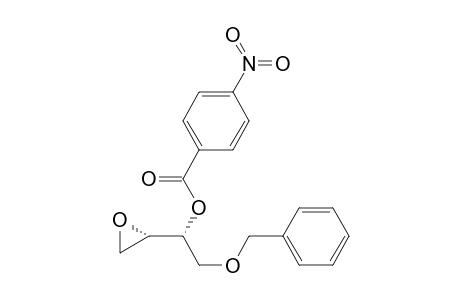 Oxiranemethanol, .alpha.-[(phenylmethoxy)methyl]-, 4-nitrobenzoate, [R-(R*,S*)]-