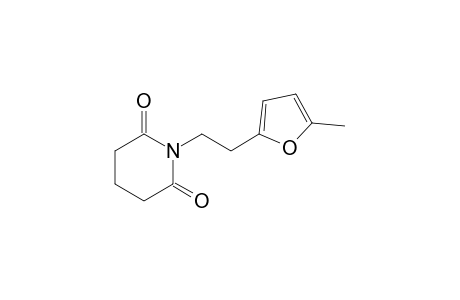 1-[2-(5-methyl-2-furanyl)ethyl]piperidine-2,6-dione
