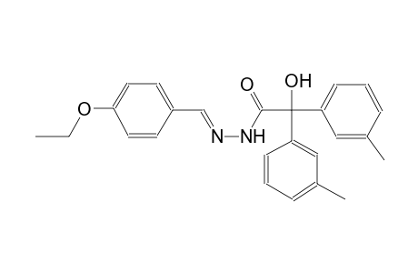 N'-[(E)-(4-ethoxyphenyl)methylidene]-2-hydroxy-2,2-bis(3-methylphenyl)acetohydrazide