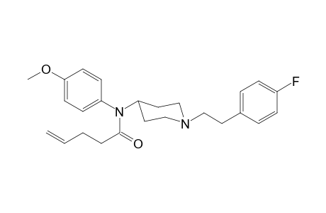 N-(1-[2-(4-Fluorophenyl)ethyl]piperidin-4-yl)-N-4-methoxyphenylpent-4-enamide
