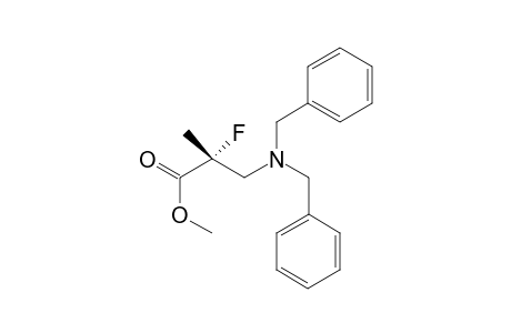 (R)-methyl 3-(dibenzylamino)-2-fluoro-2-methylpropanoate