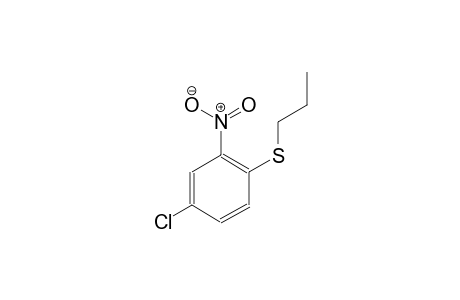 benzene, 4-chloro-2-nitro-1-(propylthio)-