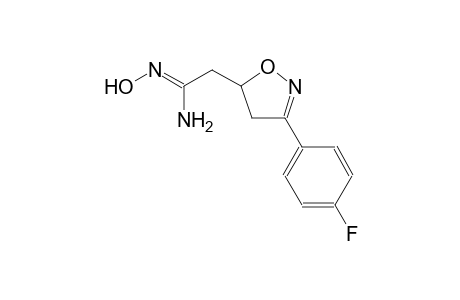5-isoxazoleethanimidamide, 3-(4-fluorophenyl)-4,5-dihydro-N'-hydroxy-