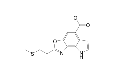 Methyl 2-[2-(methylthio)ethyl]pyrrolo[2,3-e]benzoxazole-5-carboxylate