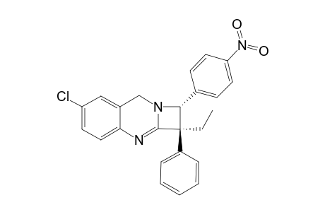 trans-6-Chloro-2-ethyl-1-(4-nitrohenyl)-2-phenyl-1,2-dihydroazeto[2,1-b]quinazoline
