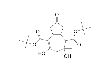 4,8-Azulenedicarboxylic acid, 1,2,3,3a,4,5,6,8a-octahydro-5,7-dihydroxy-5-methyl-2-oxo-, bis(1,1-dimethylethyl) ester