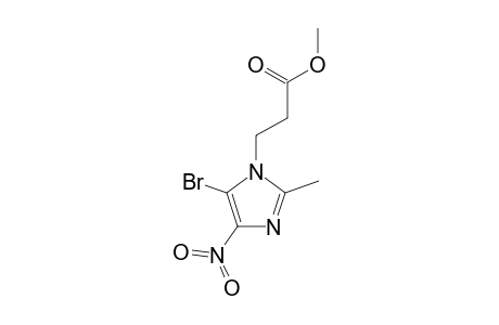 Methyl 3-(5-bromo-2-methyl-4-nitro-1H-imidazol-1-yl) propanoate