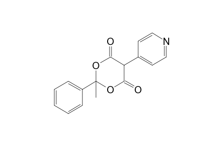 5-(4'-Pyridyl)-2-methyl-2-phenyl-1,3-dioxane-4,6-dione