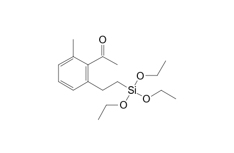 2-Methyl-6-[2-(triethoxysilyl)ethyl]acetophenone