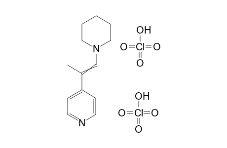 4-(1-(piperidin-1-yl)prop-1-en-2-yl)pyridine diperchlorate