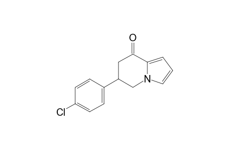 6-(4-CHLORO-PHENYL)-5,6,7,8-TETRAHYDRO-INDOLIZIN-8-ONE