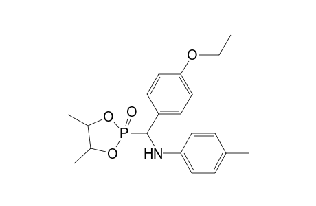 1,3,2-Dioxaphospholane, 2-(4-ethoxyphenyl)(4-methylphenylamino)methyl-4,5-dimethyl-, 2-oxide