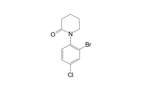 1-(2-Bromo-4-chlorophenyl)piperidin-2-one