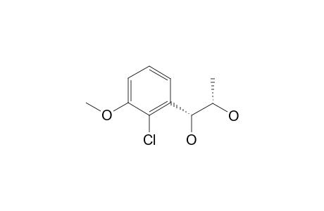REL-(1S,2R)-1-(2'-CHLORO-3'-METHOXYPHENYL)-PROPANE-1,2-DIOL
