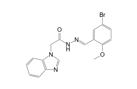 1H-benzimidazole-1-acetic acid, 2-[(E)-(5-bromo-2-methoxyphenyl)methylidene]hydrazide