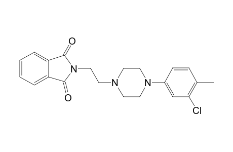 1-[3-Chloro-4-methylphenyl]-4-[2-phthalimidoethyl]piperazine