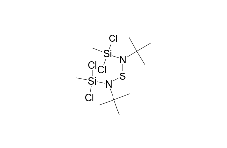 BIS-[(TERT.-BUTYL)-(DICHLORMETHYLSILYL)-AMINO]-SULFAN