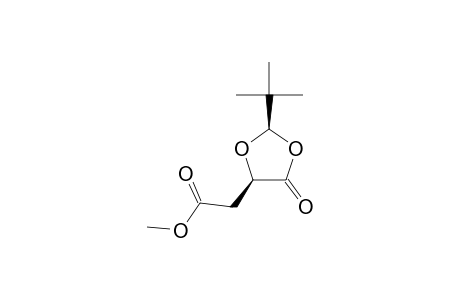 METHYL-(2R,4R)-(2-TERT.-BUTYL-5-OXO-1,3-DIOXOLAN-4-YL)-ACETATE