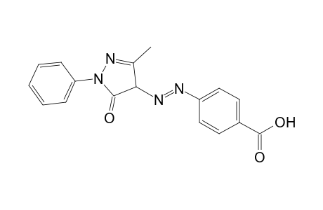 Benzoic acid, 4-[2-(4,5-dihydro-3-methyl-5-oxo-1-phenyl-1H-pyrazol-4-yl)diazenyl]-