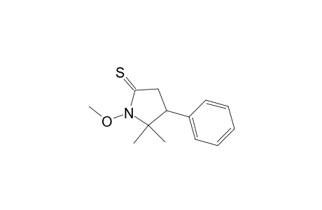 2-Pyrrolidinethione, 1-methoxy-5,5-dimethyl-4-phenyl-
