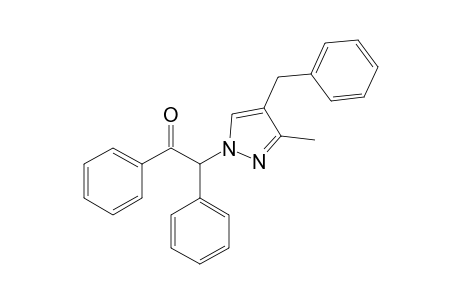 2-[4-(benzyl)-3-methyl-pyrazol-1-yl]-1,2-di(phenyl)ethanone