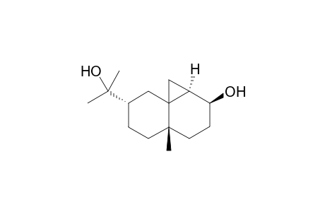 7.alpha-(1-hydroxy-1-methylethyl)-2.beta.-hydroxy-4a.beta.-methyl-1a.alpha.-decahydrocyclopropa[d]naphthalene